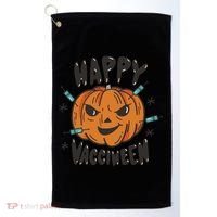 Happy Vacciween Pumpkin Golf Towel thumb 0