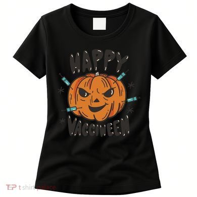 Happy Vacciween Pumpkin Women's T-Shirt
