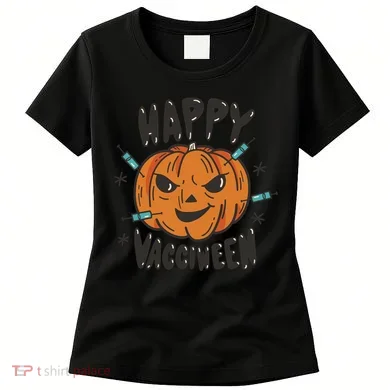 Happy Vacciween Pumpkin Women's T-Shirt