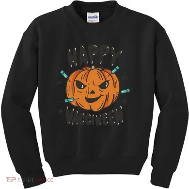 Happy Vacciween Pumpkin Kids Sweatshirt