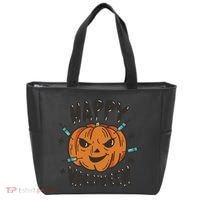 Happy Vacciween Pumpkin Tote Bag thumb 0