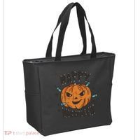Happy Vacciween Pumpkin Tote Bag thumb 2