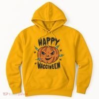 Happy Vacciween Pumpkin Hoodie thumb 0