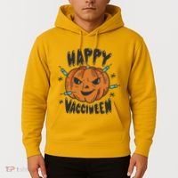 Happy Vacciween Pumpkin Hoodie thumb 2