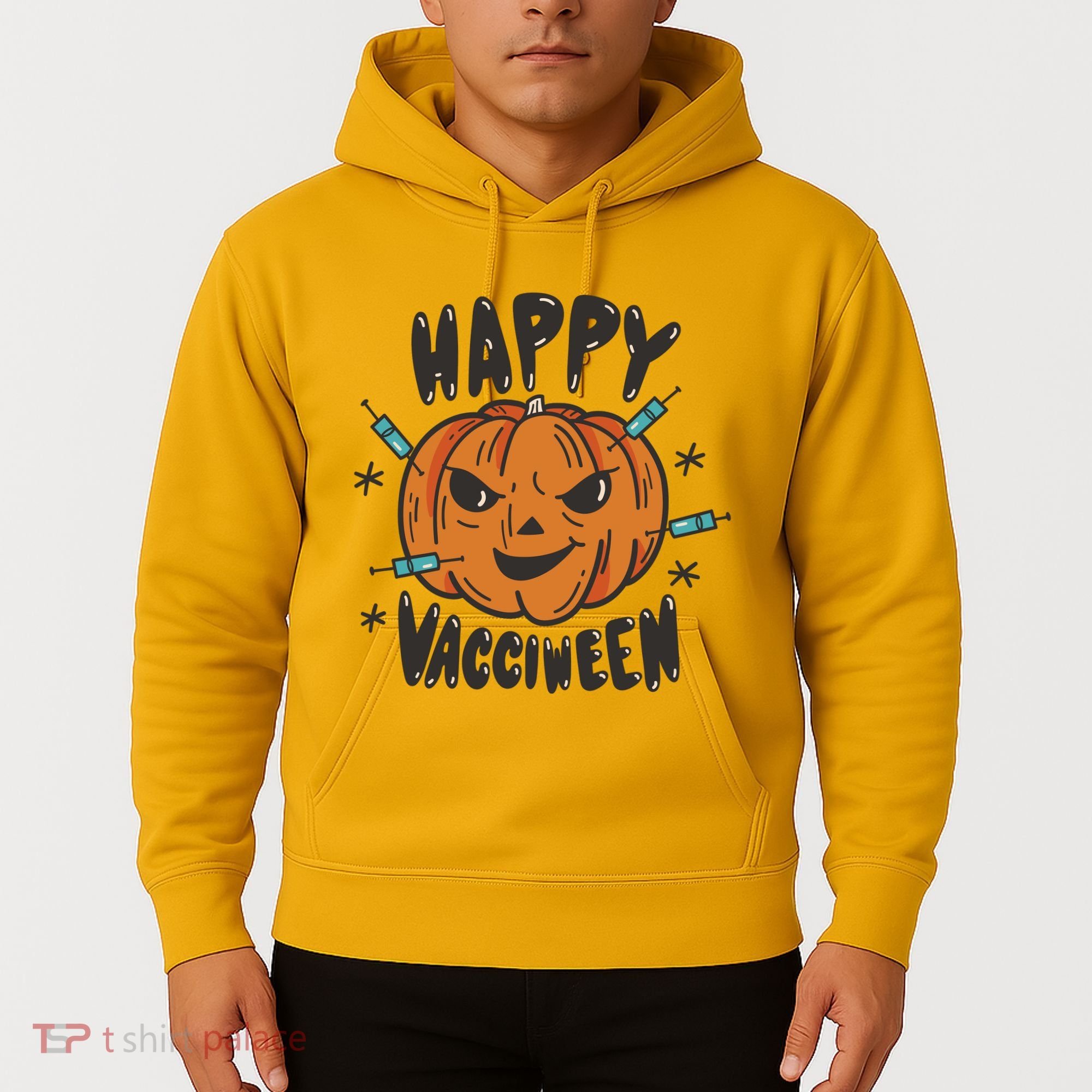 Happy Vacciween Pumpkin Hoodie