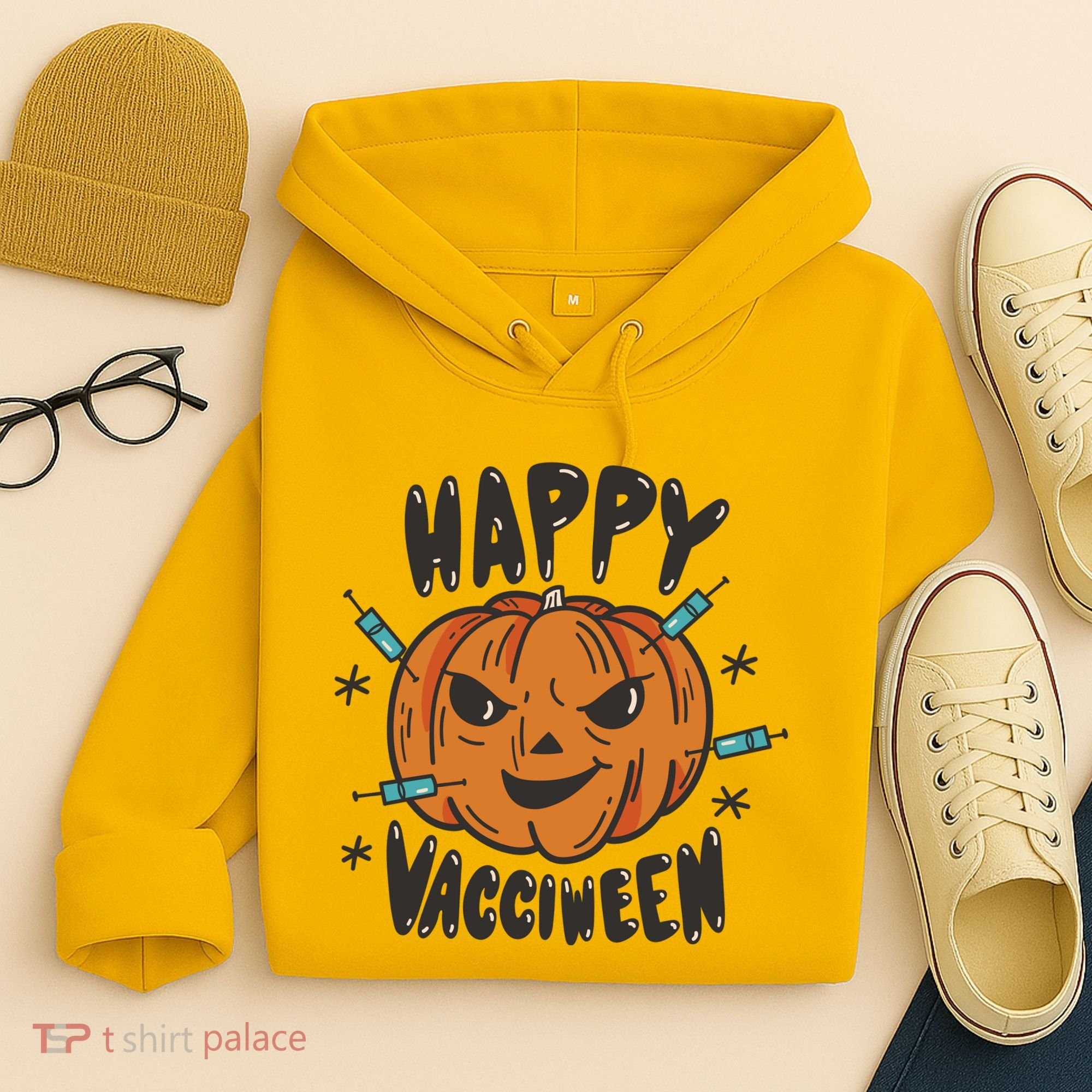 Happy Vacciween Pumpkin Hoodie