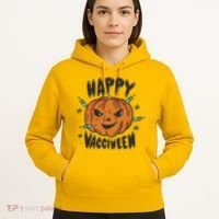 Happy Vacciween Pumpkin Hoodie thumb 5
