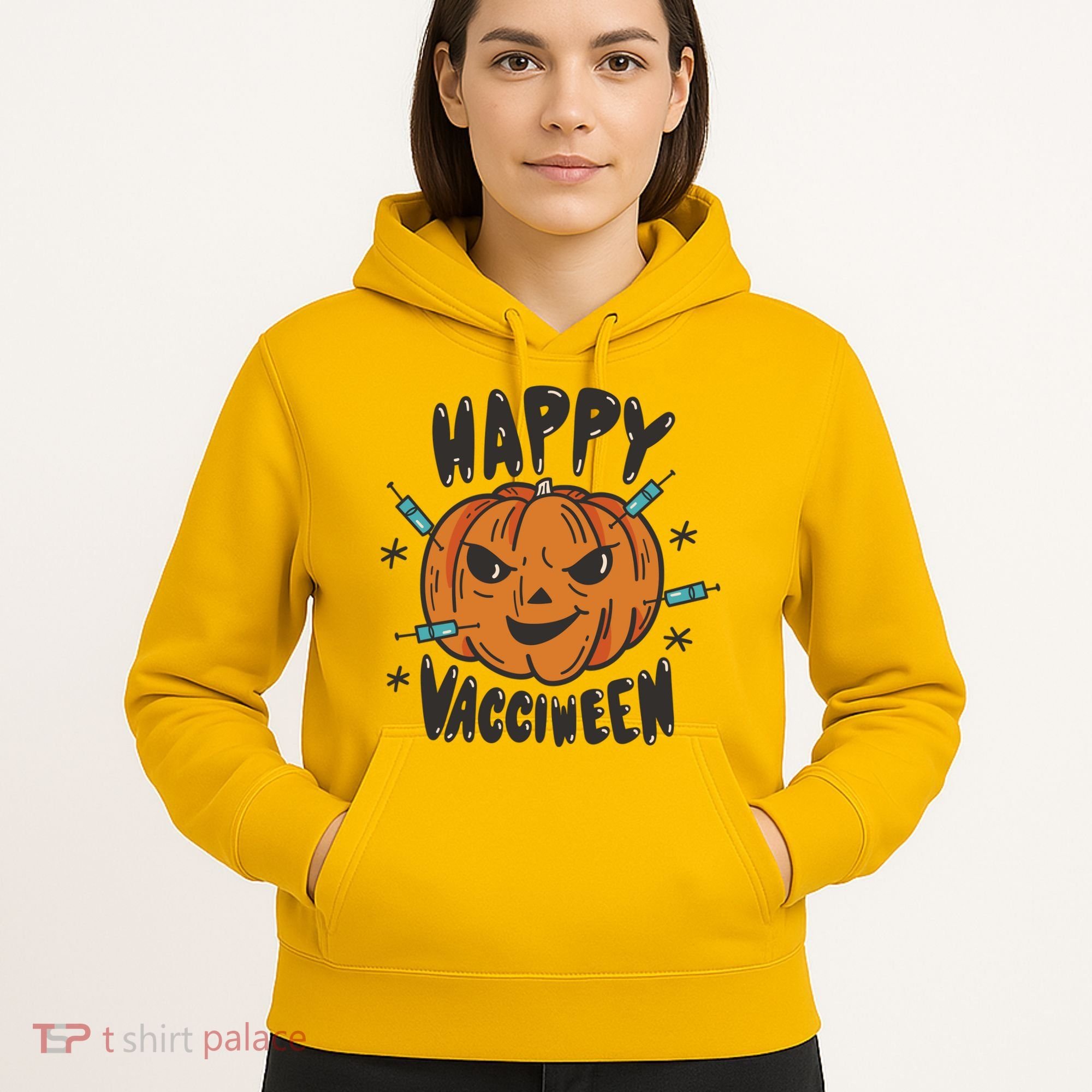 Happy Vacciween Pumpkin Hoodie