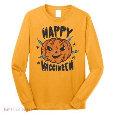 Happy Vacciween Pumpkin Long Sleeve Shirt