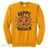 Happy Vacciween Pumpkin Sweatshirt thumb 0