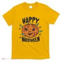 Happy Vacciween Pumpkin T-Shirt thumb 0