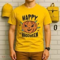 Happy Vacciween Pumpkin T-Shirt thumb 6