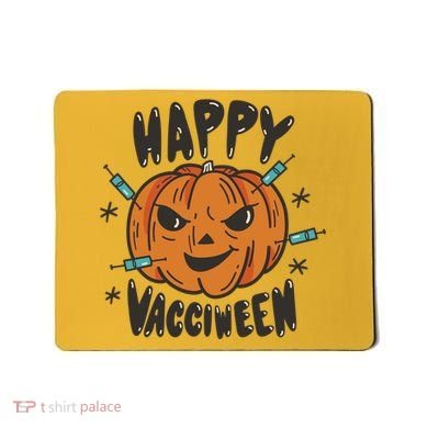 Happy Vacciween Pumpkin Mousepad