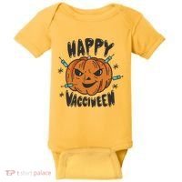 Happy Vacciween Pumpkin Baby Bodysuit thumb 0
