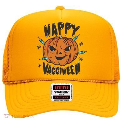 Happy Vacciween Pumpkin Hat