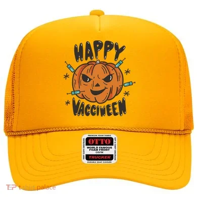 Happy Vacciween Pumpkin Hat