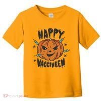 Happy Vacciween Pumpkin Toddler T-Shirt thumb 0