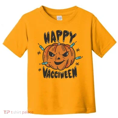 Happy Vacciween Pumpkin Toddler T-Shirt