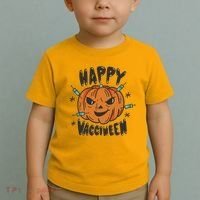 Happy Vacciween Pumpkin Toddler T-Shirt thumb 2