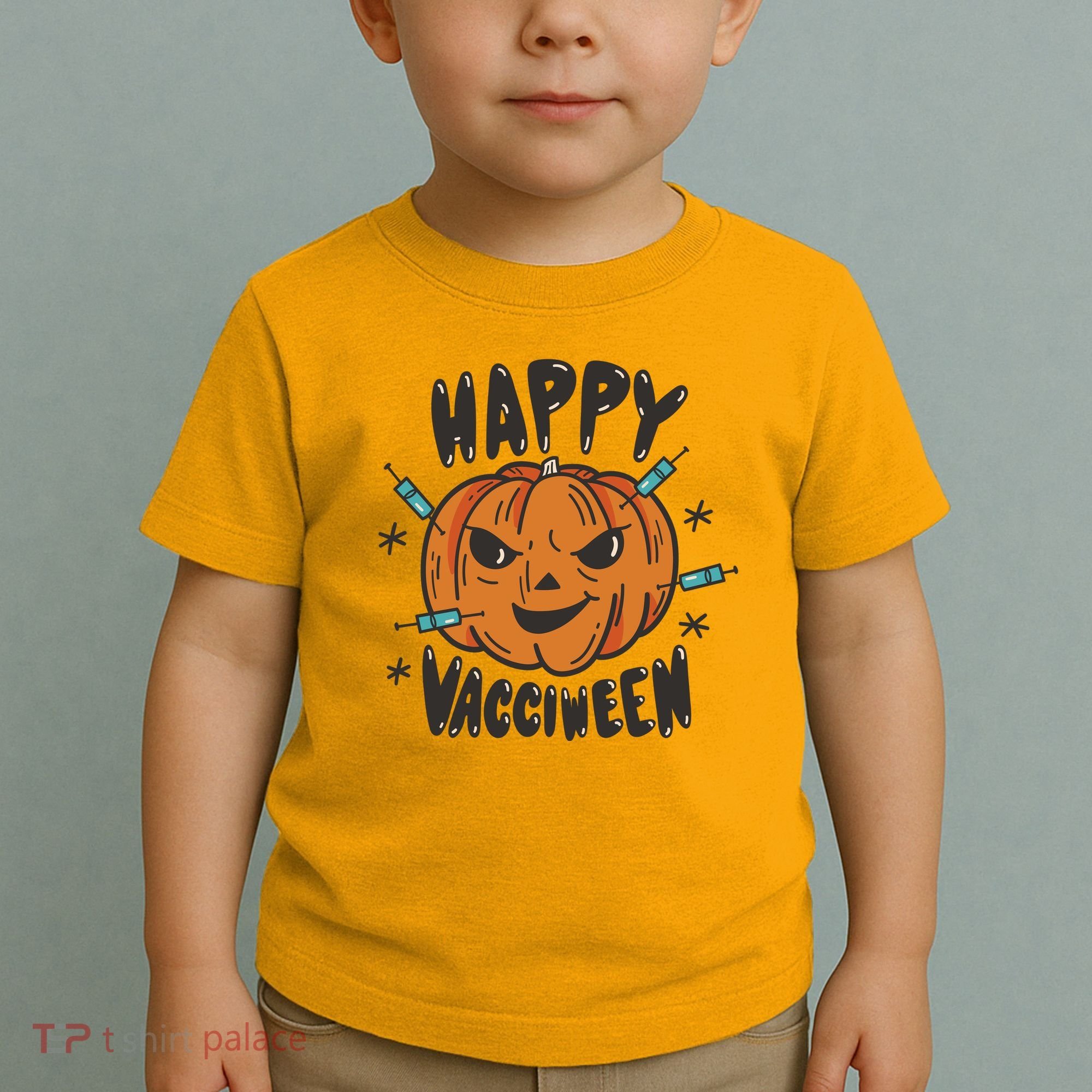 Happy Vacciween Pumpkin Toddler T-Shirt