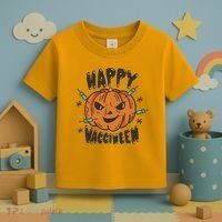 Happy Vacciween Pumpkin Toddler T-Shirt thumb 3