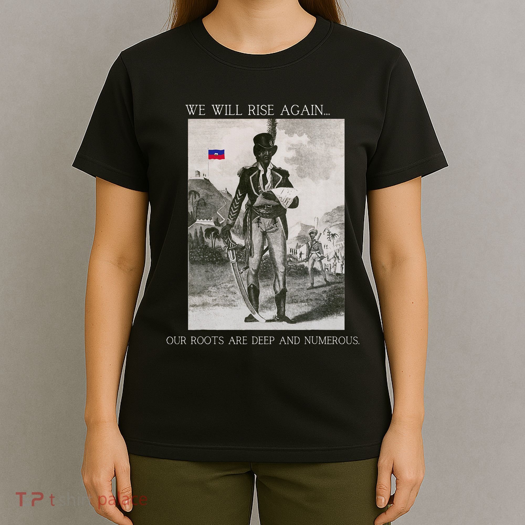 HaitiS Vintage Quote We Will Rise Again T-Shirt