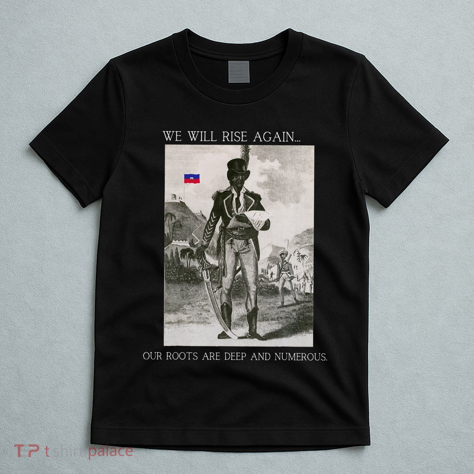 HaitiS Vintage Quote We Will Rise Again T-Shirt