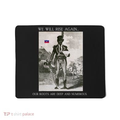HaitiS Vintage Quote We Will Rise Again Mousepad