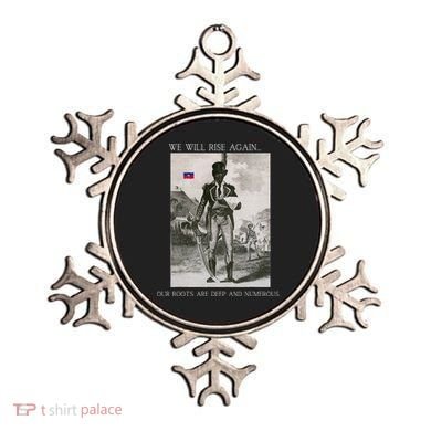 HaitiS Vintage Quote We Will Rise Again Ornament