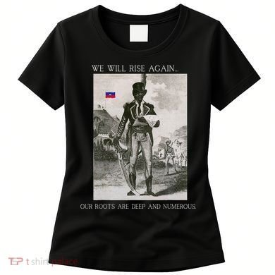 HaitiS Vintage Quote We Will Rise Again Women's T-Shirt