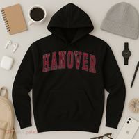 Hanover Virginia Souvenir College Style Red Text Hoodie thumb 3