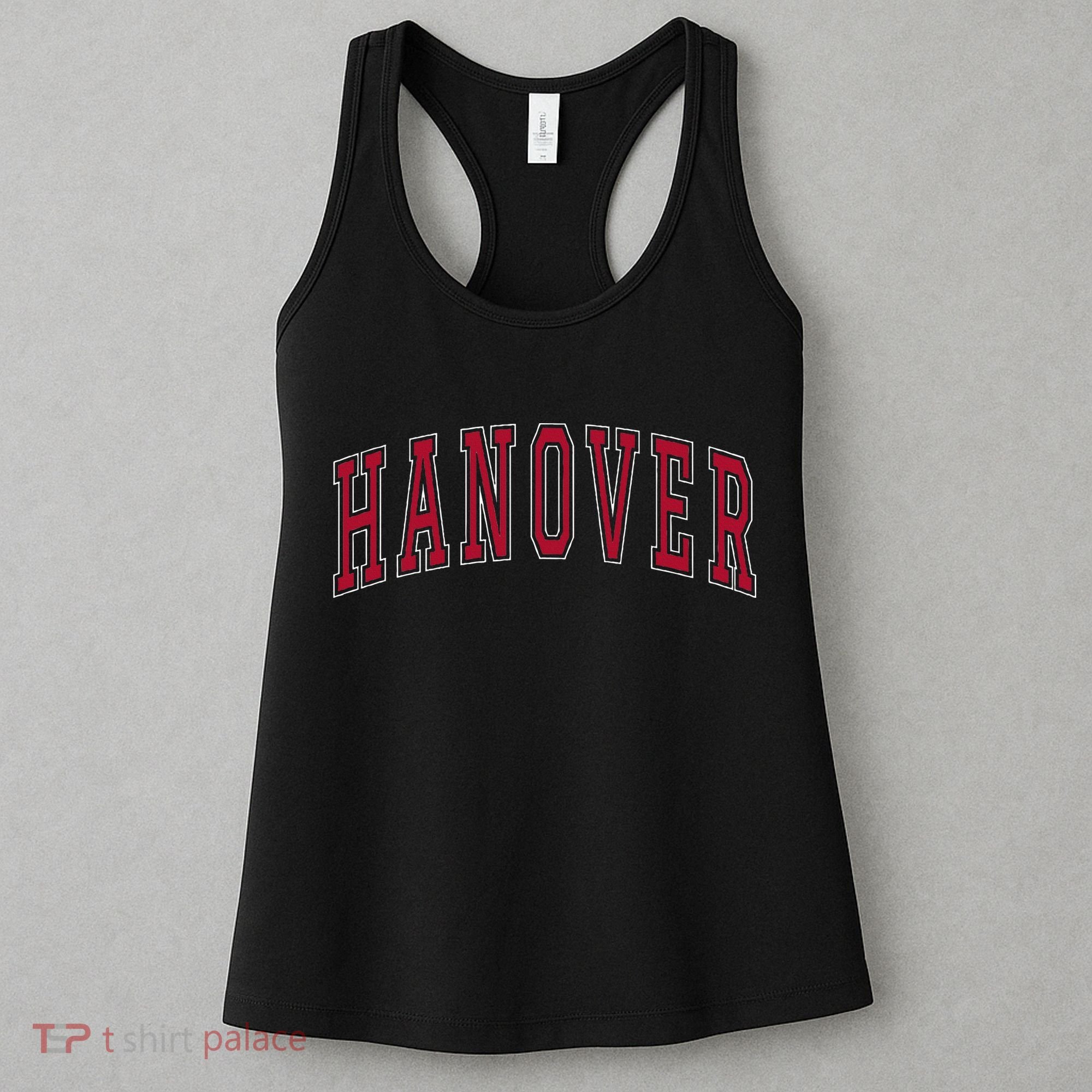 Hanover Virginia Souvenir College Style Red Text Women's Tank Top