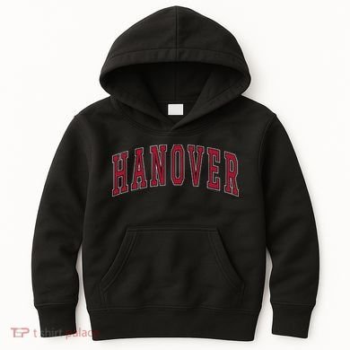Hanover Virginia Souvenir College Style Red Text Kids Hoodie