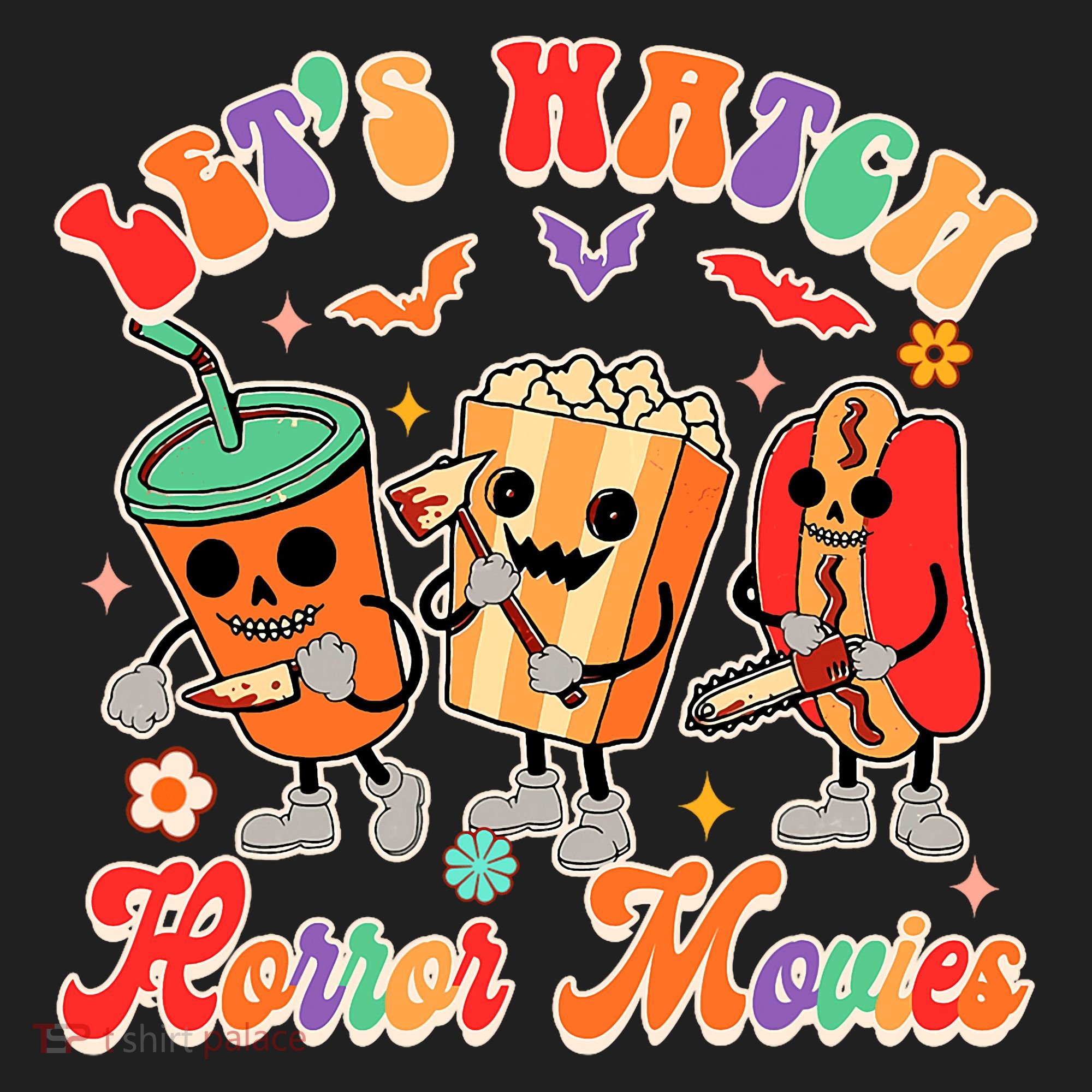 Halloween Vibes Spooky Vibes Funny Lets Watch Horror Movies Beanie