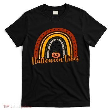 Halloween Vibes Spooky Rainbow T-Shirt