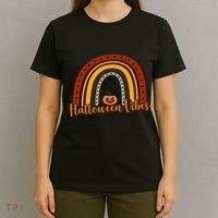 Halloween Vibes Spooky Rainbow T-Shirt thumb 4