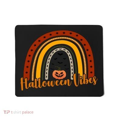 Halloween Vibes Spooky Rainbow Mousepad