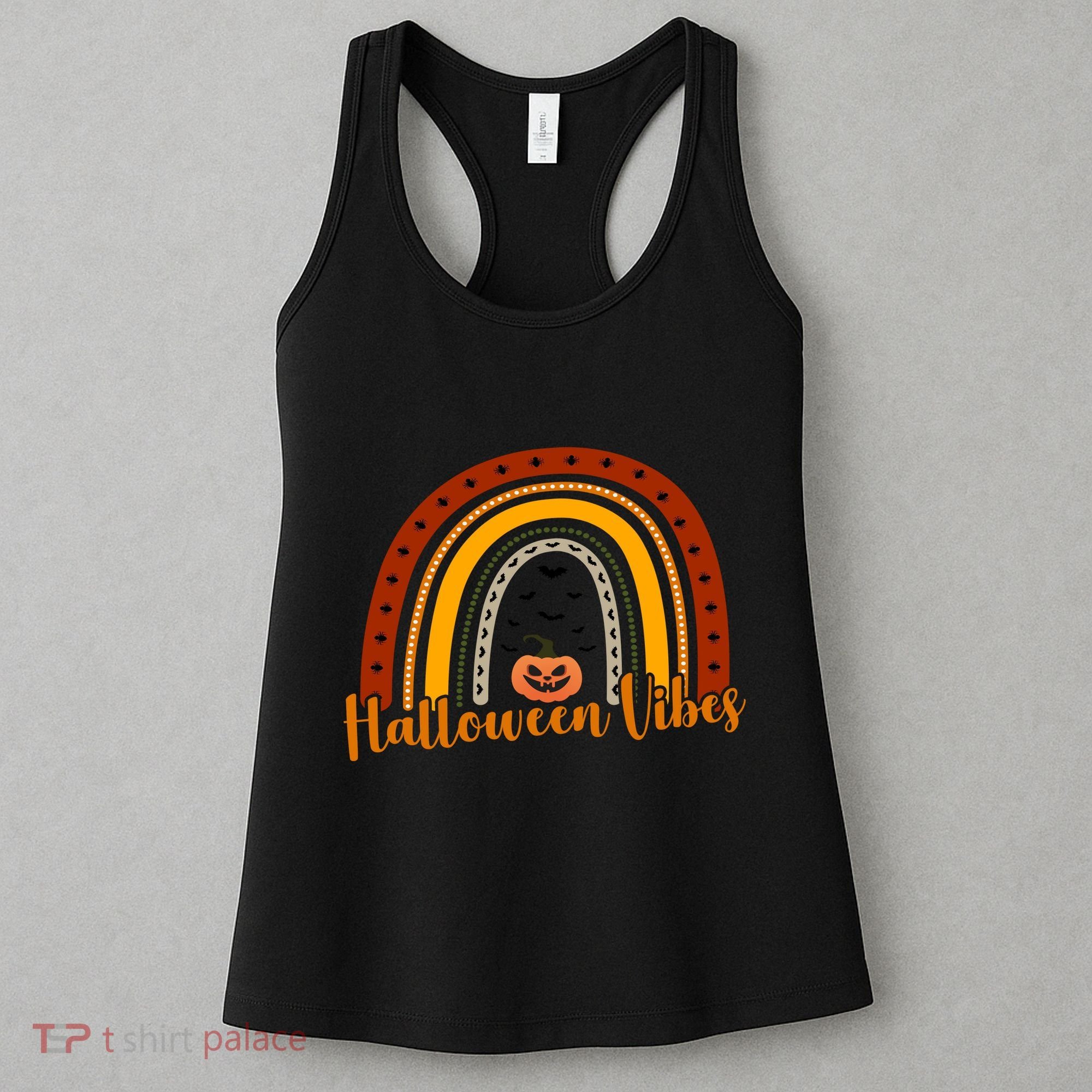 Halloween Vibes Spooky Rainbow Women's Tank Top