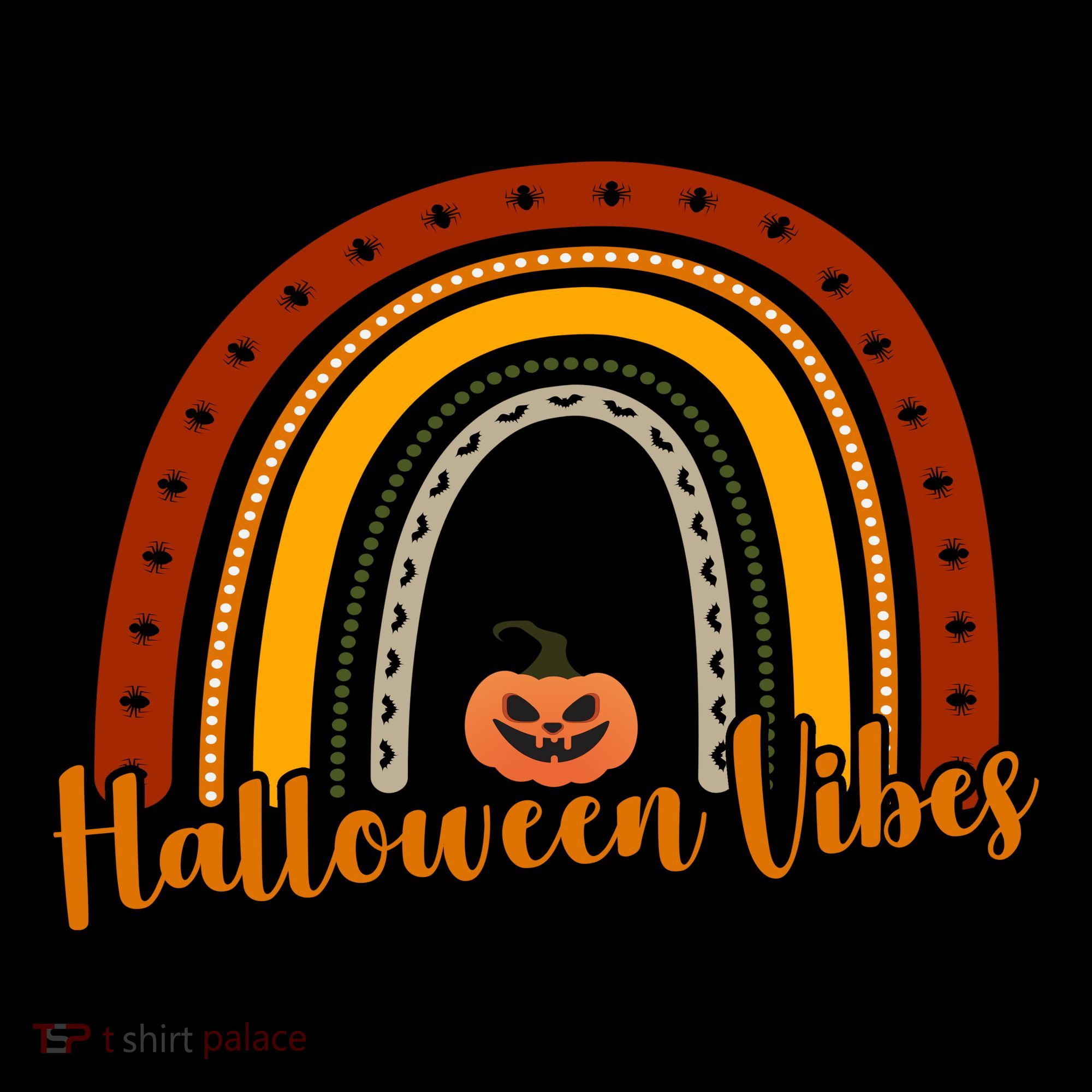 Halloween Vibes Spooky Rainbow Women's Tank Top