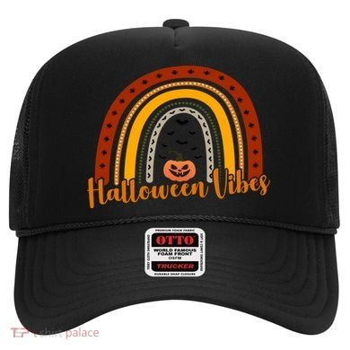 Halloween Vibes Spooky Rainbow Hat