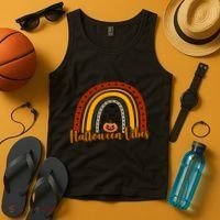 Halloween Vibes Spooky Rainbow Tank Top thumb 4