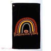 Halloween Vibes Spooky Rainbow Golf Towel thumb 0