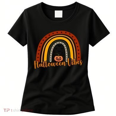Halloween Vibes Spooky Rainbow Women's T-Shirt