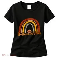 Halloween Vibes Spooky Rainbow Women's T-Shirt thumb 0