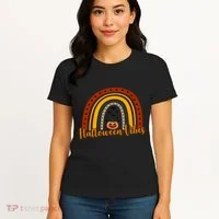 Halloween Vibes Spooky Rainbow Women's T-Shirt thumb 4