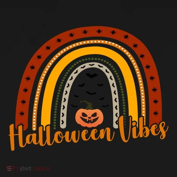 Halloween Vibes Spooky Rainbow Women's T-Shirt