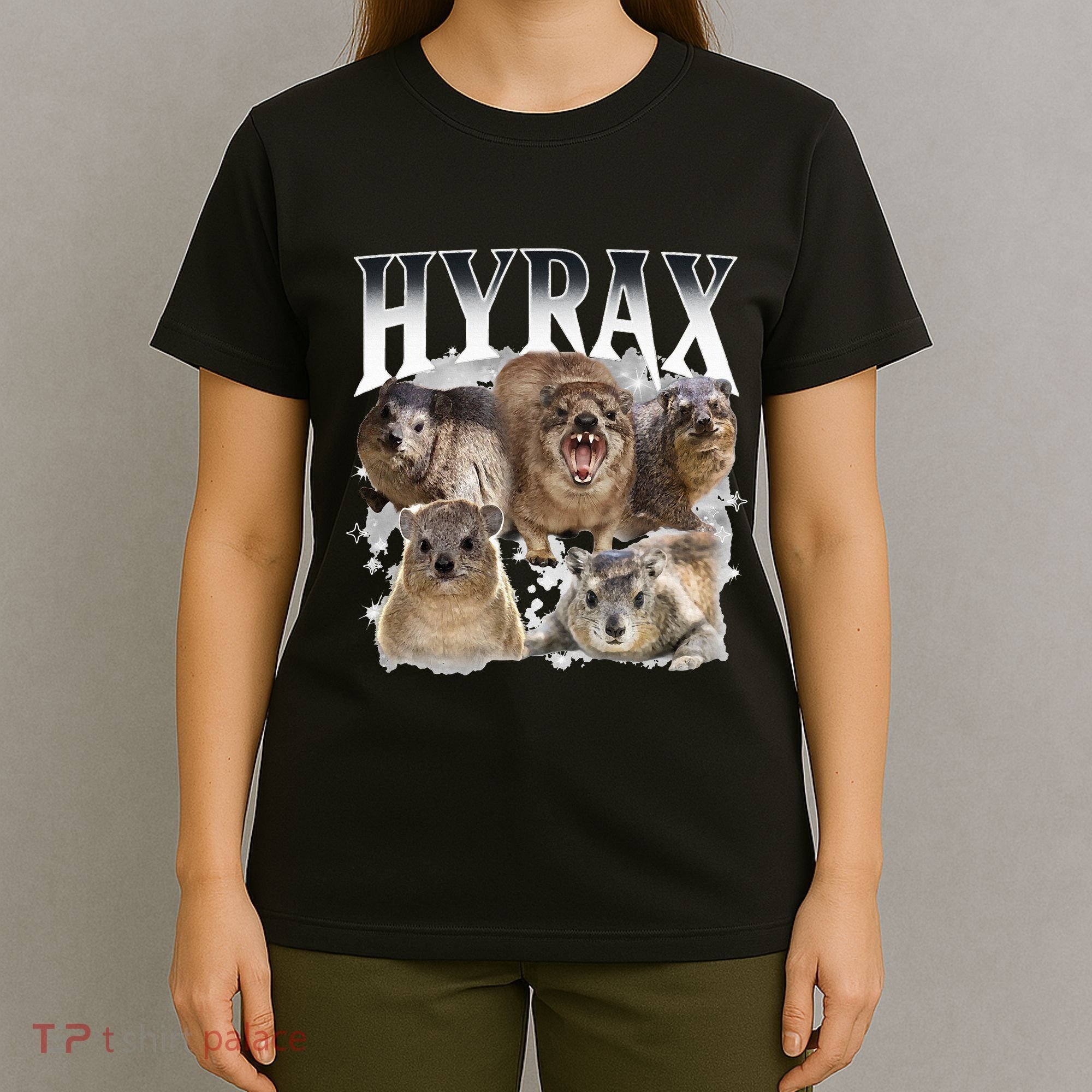 Hyrax Vintage Ugly Funny Meme Retro Animal T-Shirt