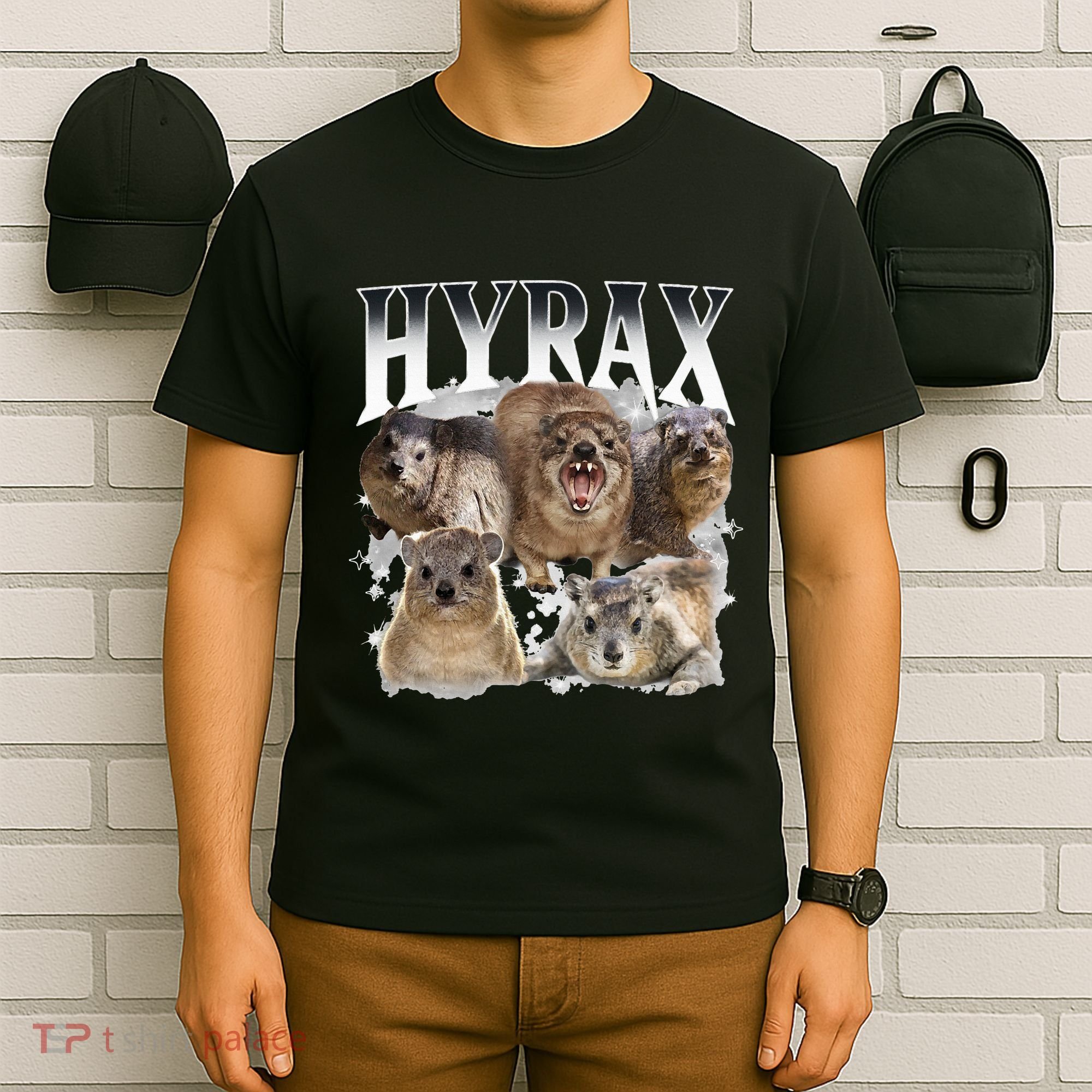 Hyrax Vintage Ugly Funny Meme Retro Animal T-Shirt