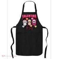 Horror ValentinesRetro Valentine’S Day Valentine Vibes Apron thumb 0