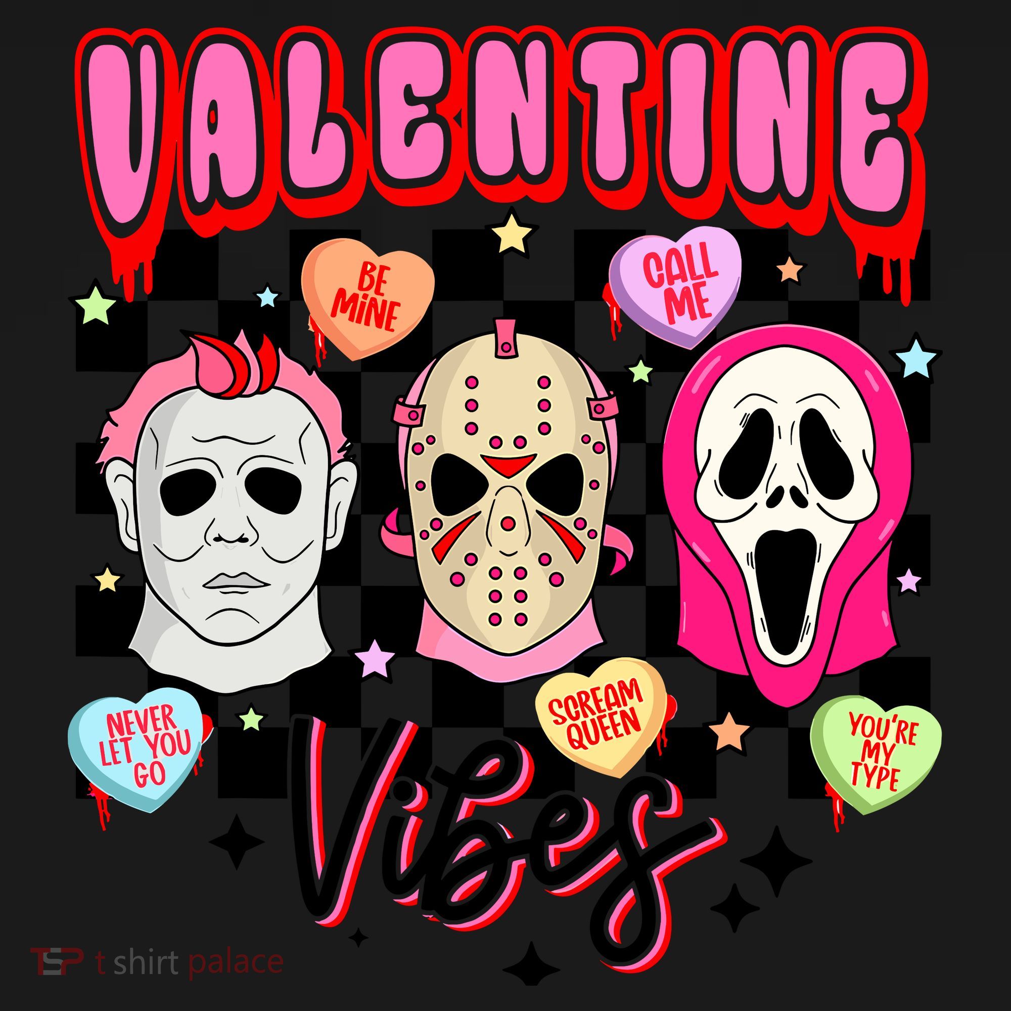Horror ValentinesRetro Valentine’S Day Valentine Vibes Women's Hoodie
